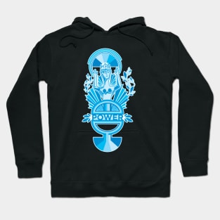 Power in Blue Hoodie